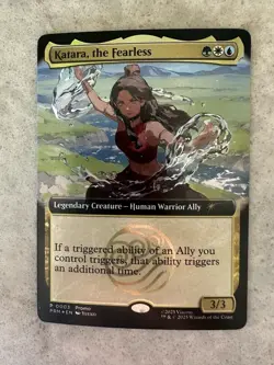 Magic The Gathering X Avatar Katara The Fearless FOIL Promo Card SDCC 2025 - Image 1