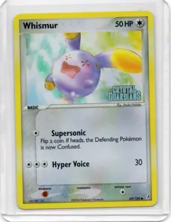 Pokemon Card - Whismur Reverse Stamp - 69/100 - Crystal Guardians - 2006 - Image 1