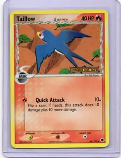 Pokemon Card - Taillow Reverse - 66/101 - EX Dragon Frontiers - 2006 - Image 1
