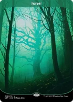 1x Forest (216) NM-Mint, English Unstable MTG Magic - Image 1