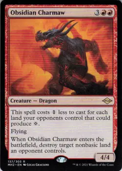 MTG Obsidian Charmaw (137) | NM | Modern Horizons 2 {MH2} - Image 1