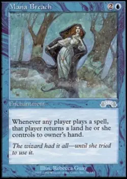 1x Mana Breach Moderate Play MTG Magic - Kid Icarus - - Image 1