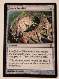 Seer's Sundial - Commander: 2013 - Magic the Gathering MTG Nice! - Image 1