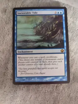 Inexorable Tide -Scars of Mirrodin/Magic the Gathering- Proliferate Enchantment - Image 1