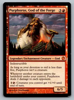 Theros #135 Purphoros, God of the Forge - Image 1