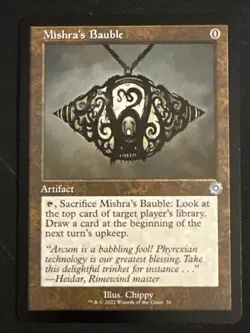 1x Mishra's Bauble (34) The Brothers' War: Retro Frame LP MTG Magic x1 MKE - Image 1