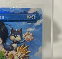 Lulu, Stern Guardian (Borderless) (Chocobo Track Foil) R 467 Commander: FF MTG - Image 3