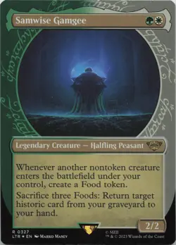 Samwise Gamgee (Showcase) - FOIL - R Universes Beyond: The Lord of the Rings: Ta - Image 1