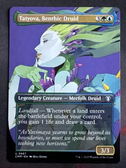 MTG Tatyova, Benthic Druid Commander Masters 0687 Regular Uncommon - Image 1