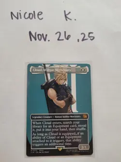 Cloud, Midgar Mercenary (Borderless) Final Fantasy Regular - Image 1
