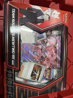 Pokemon TCG: Team Rocket’s Mewtwo ex Box | NEW & SEALED - Image 1