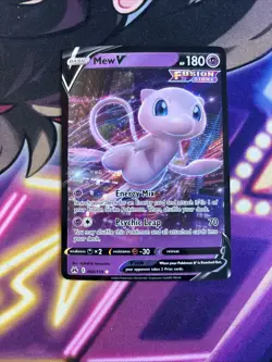 Mew V 60/159 Pokemon TCG Sword & Shield Crown Zenith Ultra Rare NM - Image 1