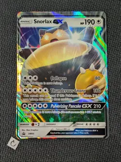 Snorlax GX SM05 - Sun & Moon Promo Ultra Rare Holo Pokemon TCG LP - OC - Image 1