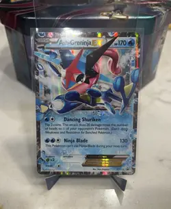 MP Ash-Greninja EX - XY133 - Ash-Greninja EX Box Pokemon XY Promos - W/Toploader - Image 1