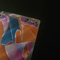 Pokemon TCG Charizard v SWSH050 Black Star Promo Full Art - Image 5