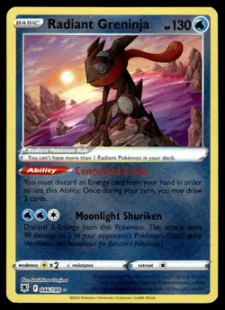 2022 Sword & Shield - Astral Radiance Radiant Greninja Basic/Radiant Rare #46 - Image 1