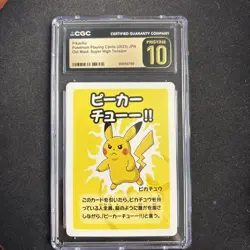 Pokemon Pikachu Old Maid Super High Tension JPN 2023 CGC Pristine 10 - Image 1