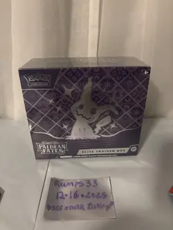 Pokemon Paldean Fates ETB Elite Trainer Box New Plastic tear + Sealed Lot - Image 2