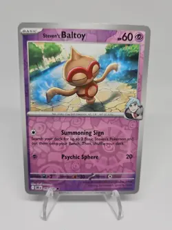 Steven's Baltoy Reverse-Holo Pokemon TCG Destined Rivals 083/182 - Image 1