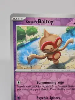 Steven's Baltoy Reverse-Holo Pokemon TCG Destined Rivals 083/182 - Image 2