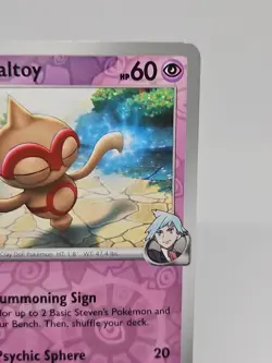 Steven's Baltoy Reverse-Holo Pokemon TCG Destined Rivals 083/182 - Image 3