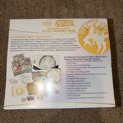 NEW Pokemon TCG Sword & Shield Brilliant Stars CENTER Elite Trainer Box 820650850066 - Image 2