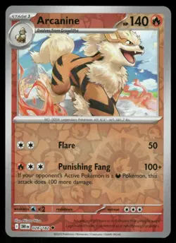 2025 Scarlet & Violet Series - Destined Rivals Arcanine Uncommon #28 - Image 1