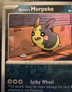 Marnie's Morpeko 137/182 Reverse Holo Common Destined Rivals Pokemon TCG - Image 2