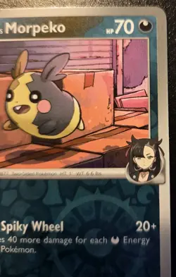Marnie's Morpeko 137/182 Reverse Holo Common Destined Rivals Pokemon TCG - Image 3