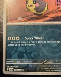 Marnie's Morpeko 137/182 Reverse Holo Common Destined Rivals Pokemon TCG - Image 4