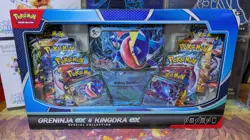Pokemon Greninja ex & Kingdra ex Special Collection Box NEW Sealed Very Clean - Image 1