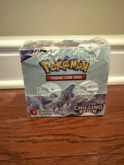 Pokemon TCG Sword & Shield Chilling Reign Booster Box Sealed (Tear In Seal) - Image 1