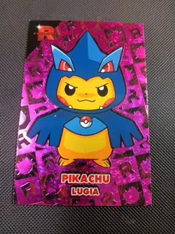 Pikachu Poncho Lugia Red Ice Holo Team Rocket Database Peru Pokemon - Image 1