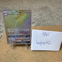 Pokemon Alolan Exeggutor GX Secret Rare 118/111 Sm-Crimson Invasion Full Art NM - Image 2