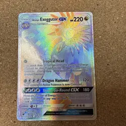 Pokemon Alolan Exeggutor GX Secret Rare 118/111 Sm-Crimson Invasion Full Art NM - Image 3