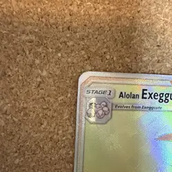 Pokemon Alolan Exeggutor GX Secret Rare 118/111 Sm-Crimson Invasion Full Art NM - Image 5