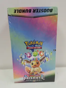 2025 Pokemon Prismatic Evolutions Factory Sealed Booster Bundle Display Box - Image 1