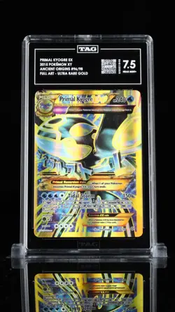 PRIMAL KYOGRE EX 2015 POKEMON XY #96/98 ANCIENT ORIGINS FULL ART - ULTRA RARE - Image 1