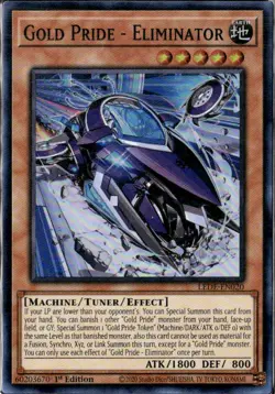 Yugioh Gold Pride - Eliminator LEDE-EN020 Super Rare 1st Edition LP - Image 1