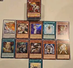 Yugioh 100+ Lightsworn Themed Lot W/ Holos & 1st Editions - Image 1