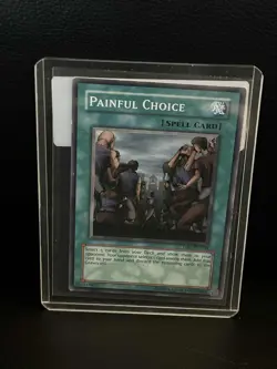 Painful Choice - DB1-EN033 - Common - Unlimited Edition Dark Beginning 1 Yu-Gi-O - Image 1