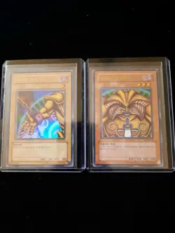 Yu-Gi-Oh Exodia the Forbiden One (Head & Right Arm) (K124 & K122) (Korean) Minty - Image 1