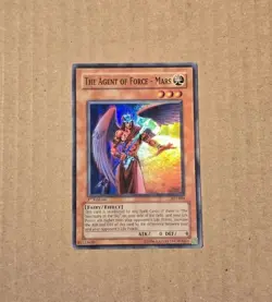 YUGIOH THE AGENT OF FORCE-MARS AST-009 1st Edition Super Rare LP - Image 1