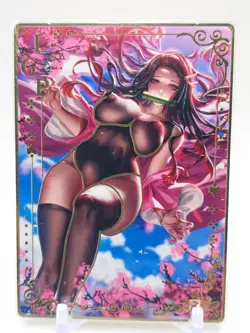 Goddess Story - Gold Metal Waifu Card - Nezuko Kamado - Image 1