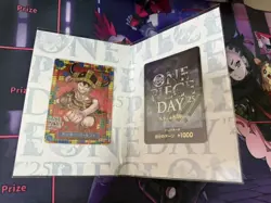 ONE PIECE Premium Card Collection ONE PIECE DAY 25 Japanese Luffy P-110 2025 j78 - Image 2