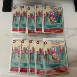 10 Packs One Piece Mcdonald's Chopper Promo Card Pack 2025 j78 - Image 1