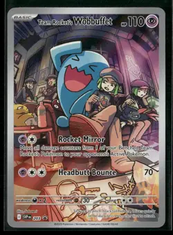 Team Rocket's Wobbuffet Promo SV: Scarlet & Violet Promo Cards 203 NM - Image 1