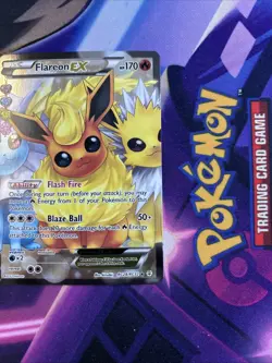 Flareon EX - RC28/RC32 - Pokemon Generations Radiant Collection Card NM - Image 3