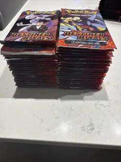 36 x DESTINED RIVALS Sealed BOOSTER PACKS - 10 Pokemon Cards Per Pack - Image 2