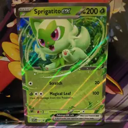 Sprigatito EX - SVP087 - Black Star Promo - Pokemon Card TCG Sealed Rare NM - Image 1
